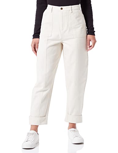 Sisley Damen Trousers 45K5LF02B Pants, Creamy White 0L8, 34 von SISLEY