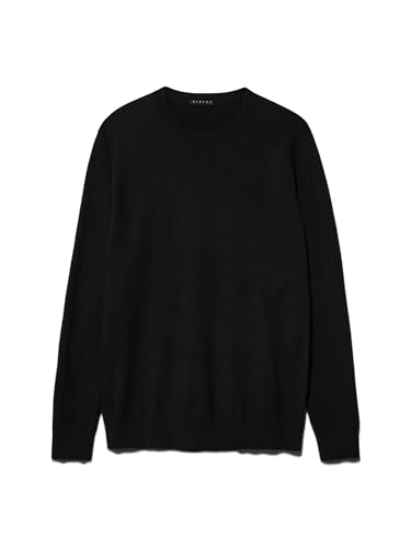 Sisley Men's L/S 10F2S1C78 Sweater, Black 100, XXL von SISLEY