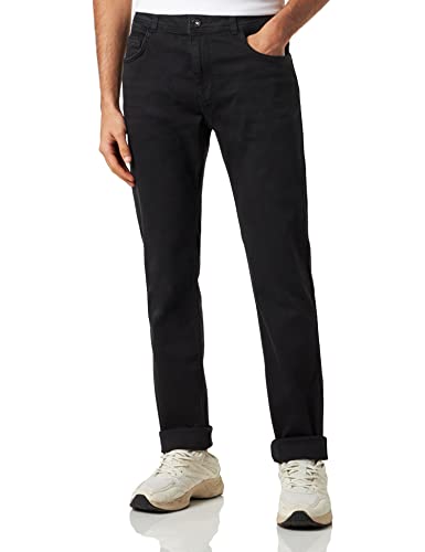 Sisley Men's Trousers 4N3HSE00O Jeans, Black Denim 800, 34 von SISLEY