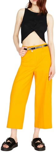 Sisley Womens Trousers 4IULLF02X Pants, Orange 3Z9, 42 von SISLEY