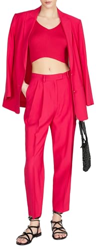 Sisley Womens Trousers 4TURLF039 Pants, Fuchsia 39C, 40 von SISLEY