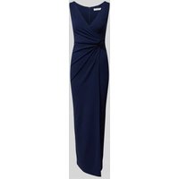 SISTAGLAM Abendkleid in Wickel-Optik in Marine, Größe 34 SISTAGLAM Abendkleid in Wickel-Optik in Marine, Größe 34 von SISTAGLAM