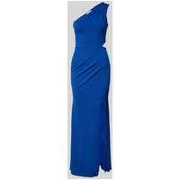 SISTAGLAM Abendkleid mit One-Shoulder-Träger Modell 'Aubrielle' in Royal, Größe 40 von SISTAGLAM