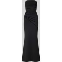 SISTAGLAM Abendkleid mit Raffungen Modell 'Selene' in Black, Größe 44 von SISTAGLAM