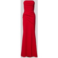 SISTAGLAM Abendkleid mit Raffungen Modell 'Selene' in Rot, Größe 44 von SISTAGLAM