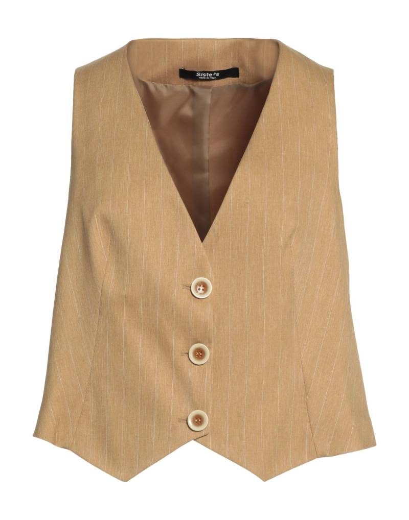 SISTE'S Couture-weste Damen Kamel von SISTE'S