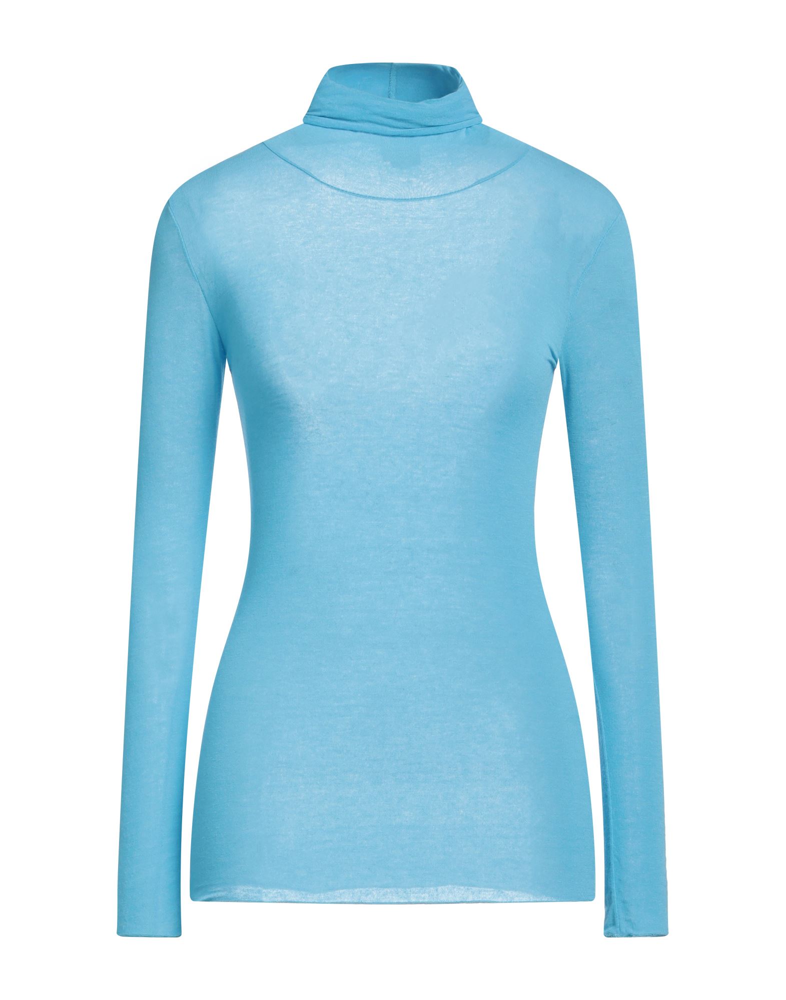 SISTE'S Rollkragenpullover Damen Azurblau von SISTE'S