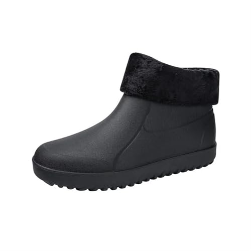 Regenschuhe for Herren Gummischuhe Plateau Stiefeletten Booties Stiefel for Wasserdichte Arbeitsschuhe Gummistiefel Herren(Style5,45) von SITBXO