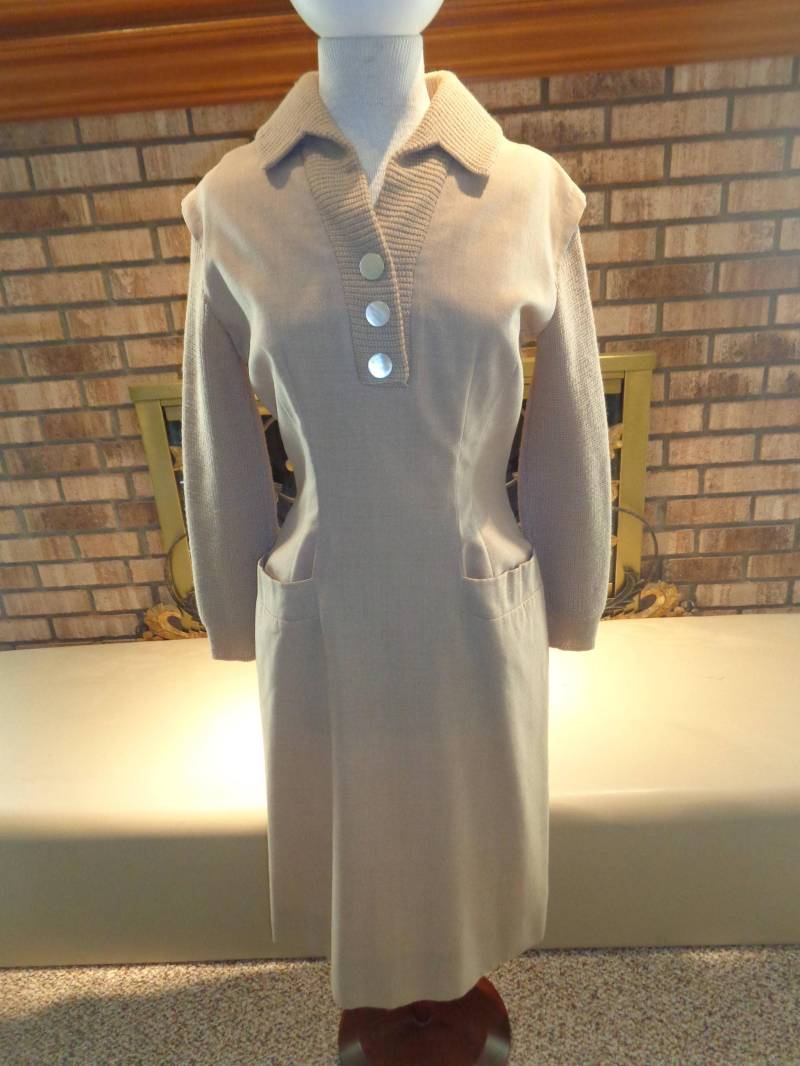 Vintage 50Er Jahre Designer Herbert Sondheim Pullover Kleid Wolle Vintage 50Er Jahre Designer Herbert Sondheim Pullover Kleid Wolle von SITFan