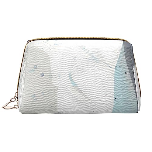 Cosmic Saturn Reise-Make-up-Tasche, Kultur- und Kosmetiktasche, Reißverschluss-Tasche, Kosmetik-Organizer, niedliche Make-up-Pinsel-Aufbewahrungstasche (groß), Blaue und weiße Kunst, Einheitsgröße von SIULAS