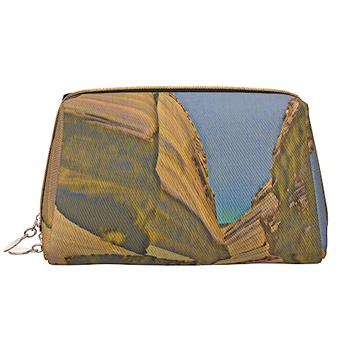 SIULAS Colorado Landschafts-Reise-Make-up-Tasche, Kultur- und Kosmetiktasche, Reißverschluss-Tasche, Kosmetik-Organizer, niedliche Make-up-Pinsel-Aufbewahrungstasche (groß), Colorado Landschaft, von SIULAS