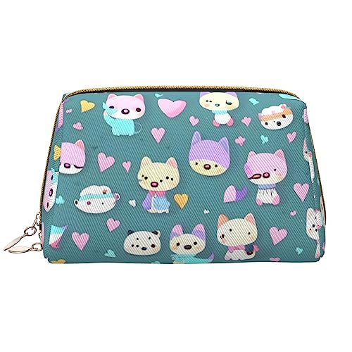 SIULAS Niedlicher kleiner Fuchs Reise-Make-up-Tasche, Kultur- und Kosmetiktasche, Reißverschluss-Tasche, Kosmetik-Organizer, niedliche Make-up-Pinsel-Aufbewahrungstasche (groß), Niedlicher kleiner von SIULAS