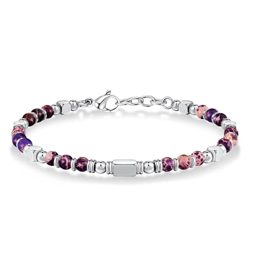 Boho Armband Damen, Natürliches Steine Armbänder für Frauen Party Weihnachten Geburtstag Jubiläum Abschluss Valentinstag Muttertag von SIUMAL