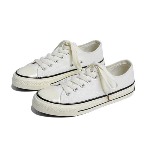 SIUSUMFO Erwachsene Segeltuchschuhe Damen Sneaker Laufschuhe Turnschuhe Low-Top rutschfeste Sportschuhe Freizeitschuhe EU 35.5 Weiß Schwarz SIUSUMFO Erwachsene Segeltuchschuhe Damen Sneaker Laufschuhe Turnschuhe Low-Top rutschfeste Sportschuhe Freizeitschuhe EU 35.5 Weiß Schwarz von SIUSUMFO
