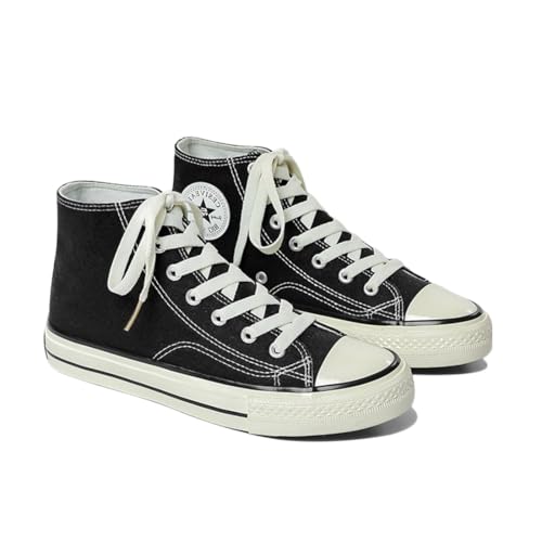 SIUSUMFO Erwachsene Segeltuchschuhe Herren Sneaker Hoch Laufschuhe Turnschuhe rutschfeste Sportschuhe Freizeitschuhe 41.5 EU Schwarz SIUSUMFO Erwachsene Segeltuchschuhe Herren Sneaker Hoch Laufschuhe Turnschuhe rutschfeste Sportschuhe Freizeitschuhe 41.5 EU Schwarz von SIUSUMFO