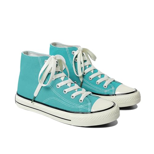 SIUSUMFO Erwachsene Segeltuchschuhe Herren Sneaker Hoch Laufschuhe Turnschuhe rutschfeste Sportschuhe Freizeitschuhe 42 EU Blau Grün SIUSUMFO Erwachsene Segeltuchschuhe Herren Sneaker Hoch Laufschuhe Turnschuhe rutschfeste Sportschuhe Freizeitschuhe 42 EU Blau Grün von SIUSUMFO