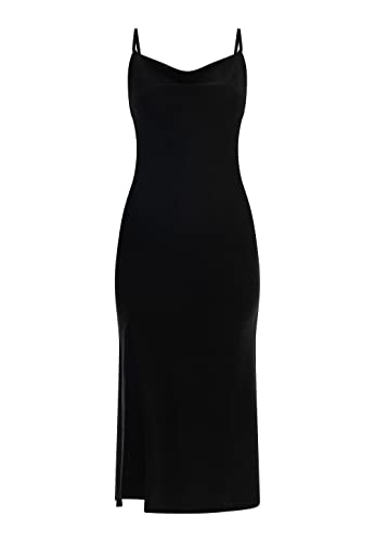 SIVENE Damen Trägerkleid midi 11127258-SI02, SCHWARZ, XL/XXL von SIVENE