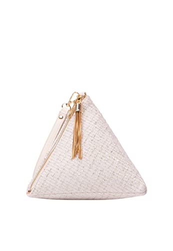 SIVENE Women's Clutch/Abendtasche, Creme von SIVENE