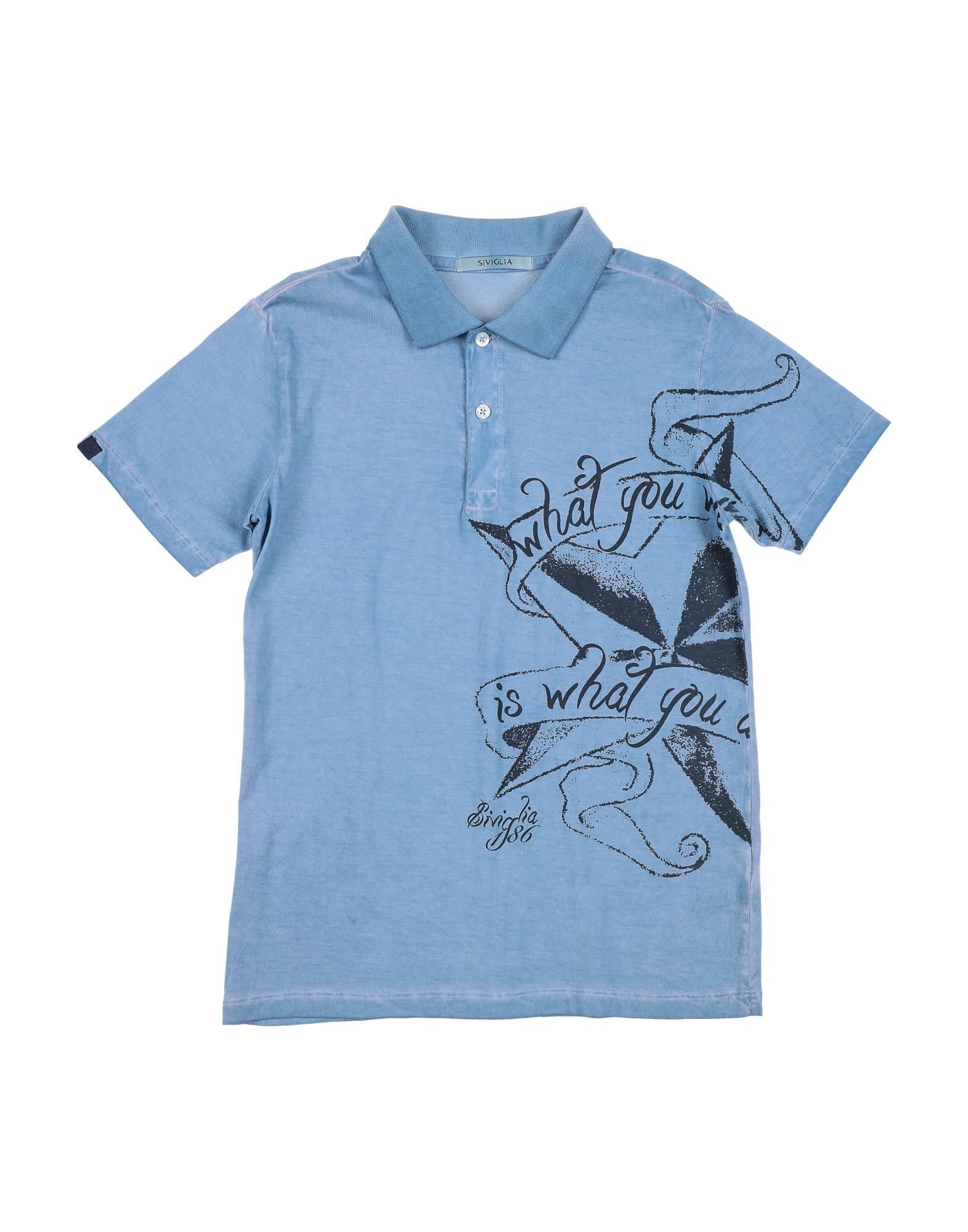 SIVIGLIA Poloshirt Kinder Blaugrau von SIVIGLIA