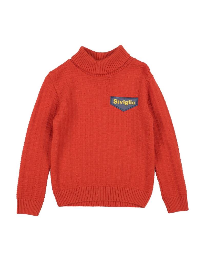 SIVIGLIA Rollkragenpullover Kinder Rostrot von SIVIGLIA