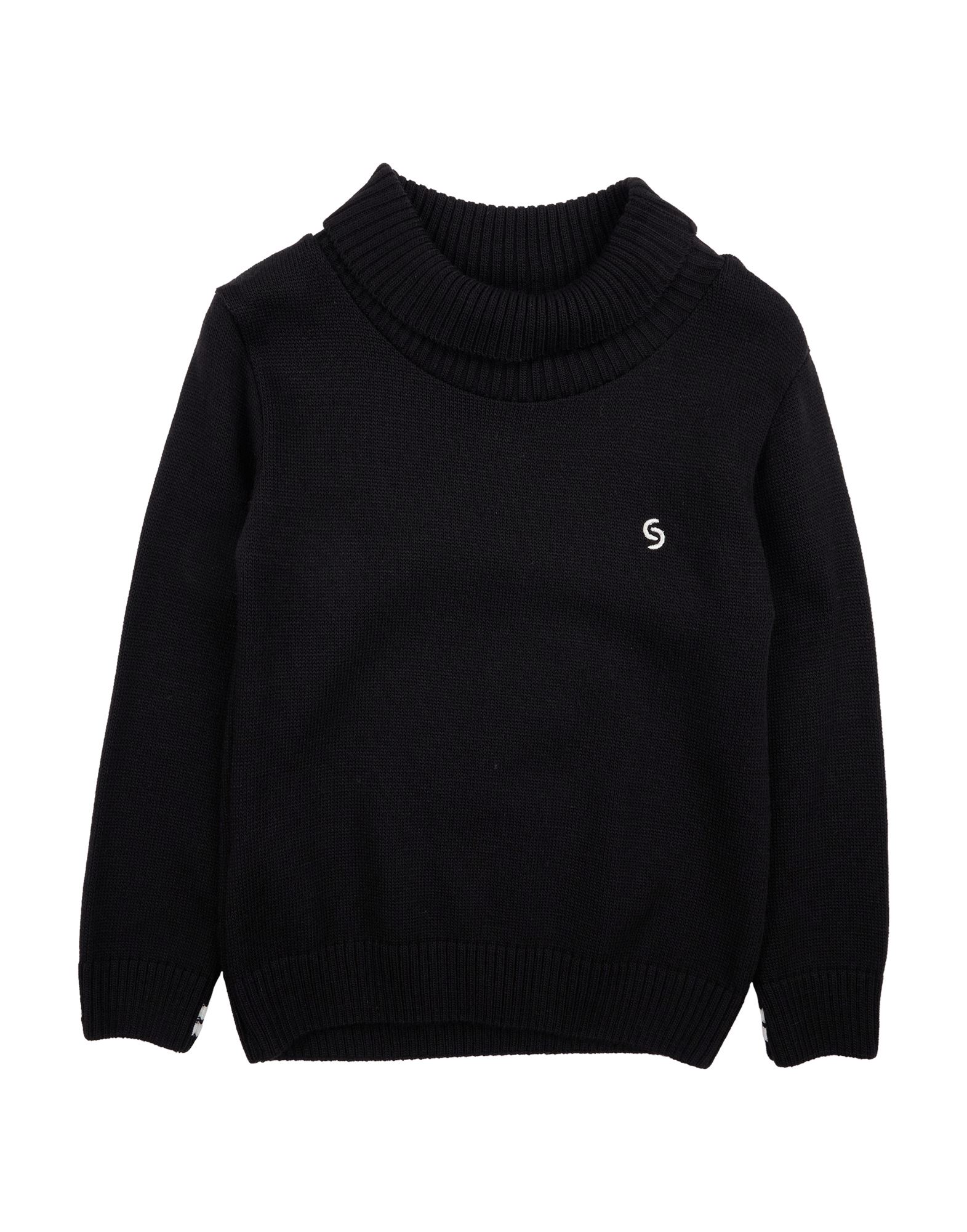 SIVIGLIA Rollkragenpullover Kinder Schwarz von SIVIGLIA
