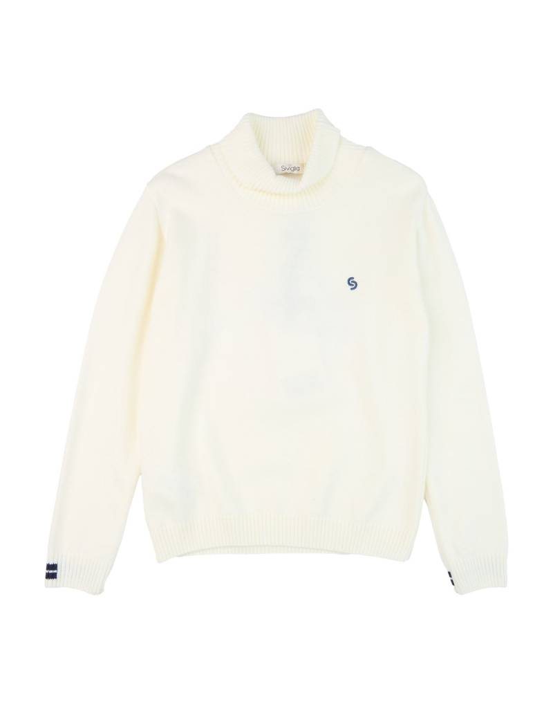 SIVIGLIA Rollkragenpullover Kinder Weiß von SIVIGLIA