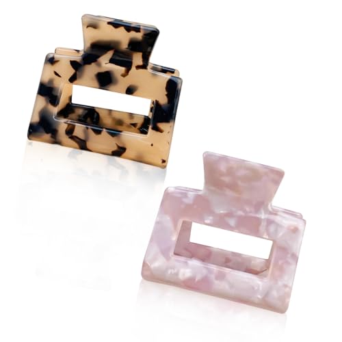 SIVZUMO 2 Stück Haarklammern, Essigsäure-Haarklammern, französisches Design, starker Halt, Haarschmuck für Damen und Mädchen von SIVZUMO