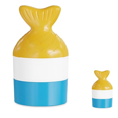 SIXHAOBU 1 Stück Sonnencreme Applikator Kind,100ml Sonnencreme Applikator,Sonnencreme Roller Auffüllbar,Reisen Tragbares Sonnenschutz Applikator für Kinder Erwachsene für Körperlotion & Lotion von SIXHAOBU