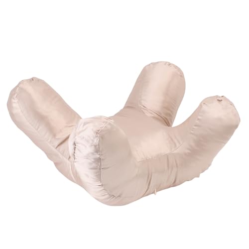 SIXRUN Gesichtskissen Seitenschläferkissen Leichtes Weiches Unterstützendes Gesichtskissen für Seiten- und Bauchschlaf (GOLD) von SIXRUN