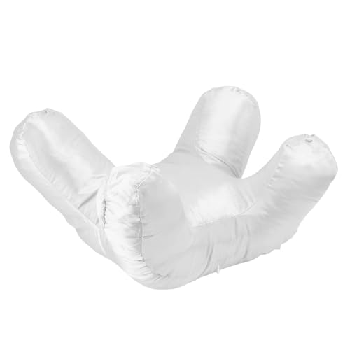 SIXRUN Gesichtskissen Seitenschläferkissen Leichtes Weiches Unterstützendes Gesichtskissen für Seiten- und Bauchschlaf (WHITE) von SIXRUN