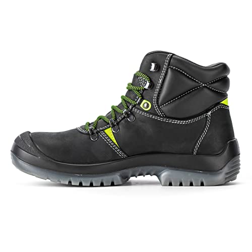 SIXTON Bauschuhe Gamma Mid S3, Farbe:schwarz, Schuhgröße:41 (UK 7) von SIXTON