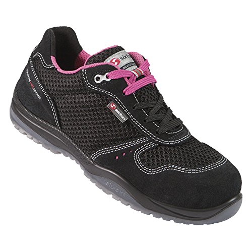 SIXTON Damen Sicherheits-Halbschuh Timba S1P nach EN ISO 20345:2011 S1P SRC ESD schwarz Größe 38 von SIXTON