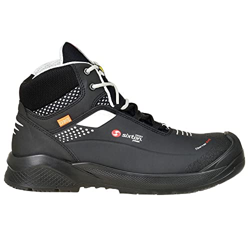 SIXTON Sicherheits-Stiefel Forza High Resolute S3 EN ISO 20345:2011 S3 SRC ESD schwarz Größe 45 von Sixton