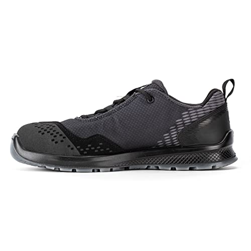 SIXTON Sicherheitsschuhe Auckland S3 SRC, Farbe:schwarz, Schuhgröße:41 (UK 7) von SIXTON