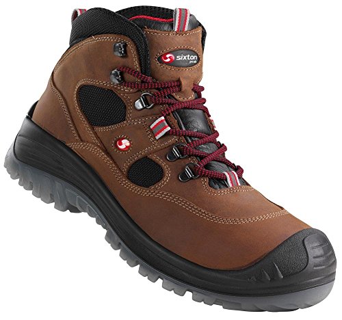 SIXTON Sicherheitsschuhe LABRADOR S3 Nubuck Arbeitsschuhe, Schuhgröße:48 von SIXTON