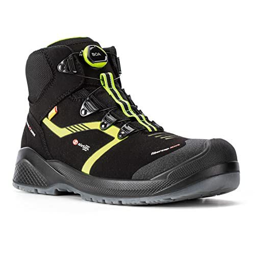 SIXTON Sicherheitsstiefel SCATTO High BOA S3 EN ISO 20345:2011 S3 schwarz Größe 44 von SIXTON