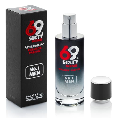 69 SIXTY NINE ® No.1 Men PERAMOR - Pheromone für den MANN mit Parfüm | Lust & Libido-Steigerung Lockstoff zum Frau anlocken | Geiler Duft wirkt auf Frauen wie Aphrodisiakum (30 ml HERREN) von SIXTY NINE PARFUM PERAMOR