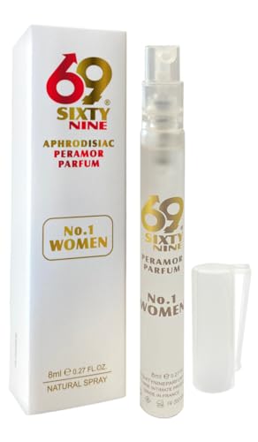 69 SIXTY NINE ® No.1 Woman PERAMOR - Pheromone für die Frau mit Parfüm - Aphrodisiakum Lockstoff Spray zum Männer anlocken - Duft im Taschenzerstäuber (8 ml DAMEN) von SIXTY NINE PARFUM PERAMOR