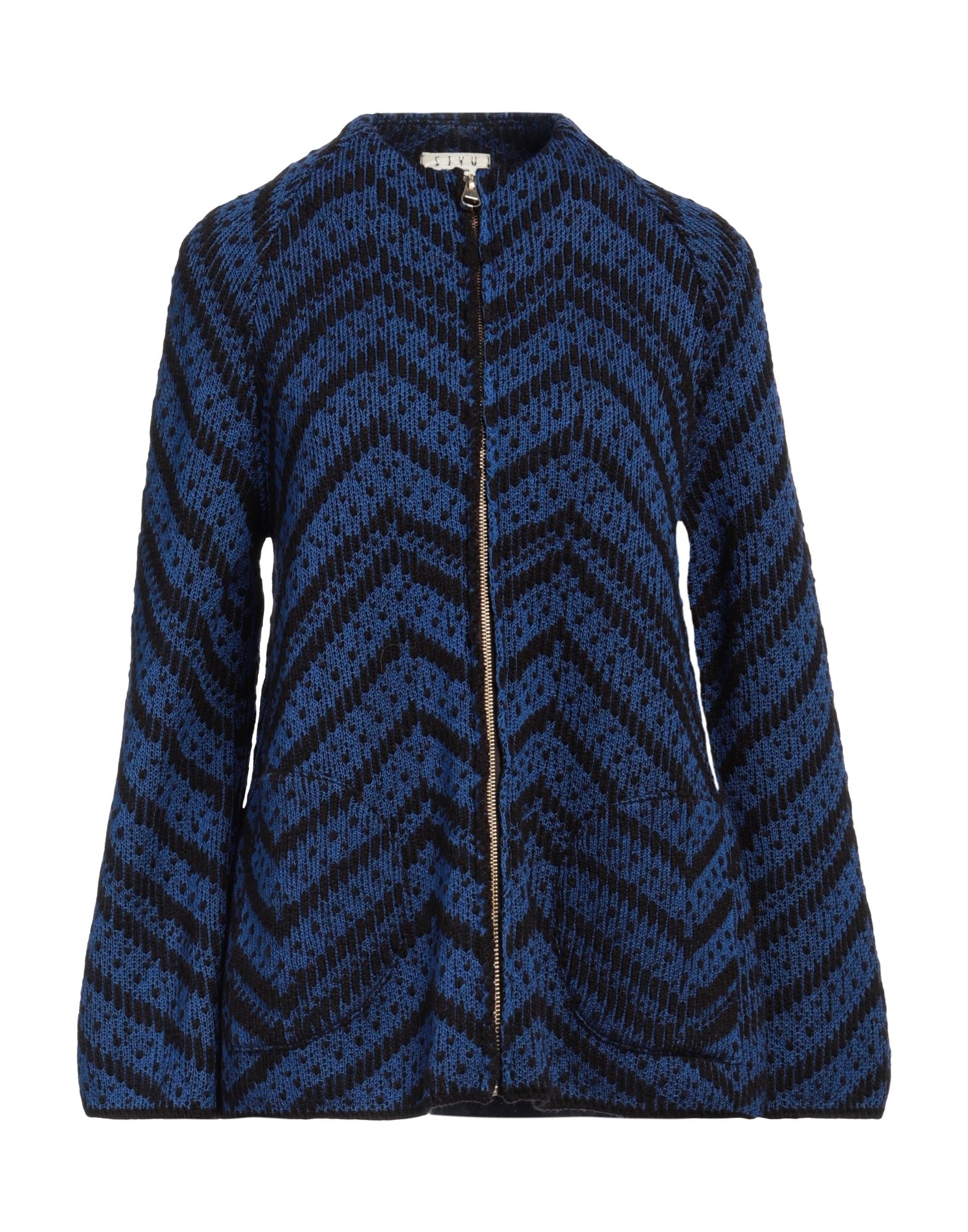 SIYU Strickjacke Damen Blau von SIYU