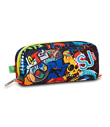 SJ GANG STYLE JAM GANG Unisex Kinder Beutel New Sj Gang Gesichter Von Sj Boy SJ Gang Face Bag von SJ Boy, Schwarz I, Einheitsgröße von SJ GANG STYLE JAM GANG
