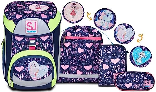 SJ GANG STYLE JAM GANG Damen Whisper Rucksack Set UPDOWN BOX REFLECTIVE GRS SJ GANG, Beet Red/Honeysuckle, 35.5 EU von SJ GANG STYLE JAM GANG