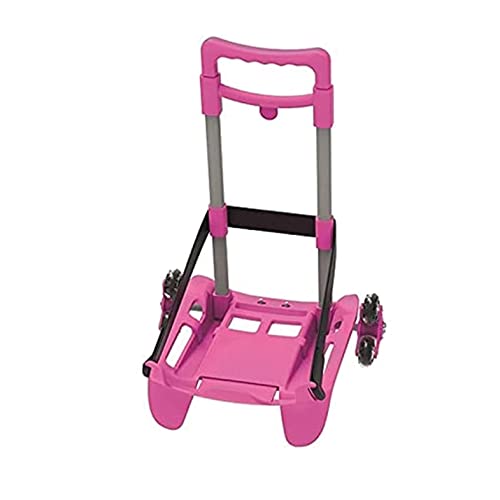 SJ Schultrolley für Kinder; Trolley für Schulranzen und Rucksäcke von Seven & SJ, Einfach zum Ziehen für Mädchen und Jungen, pink von SJ GANG STYLE JAM GANG