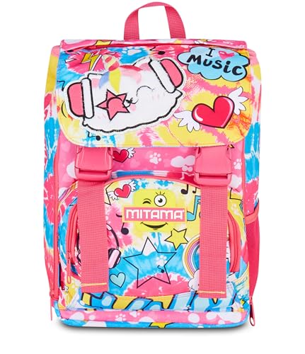 SJ Seven Mitama erweiterbarer Rucksack mit 4 Reißverschlüssen, Catrock, Fuchsia, großes Fassungsvermögen, Doppelfach, vorgeformte Rückenlehne, Mädchen, Grundschule, fuchsia, Taglia unica, Casual SJ Seven Mitama erweiterbarer Rucksack mit 4 Reißverschlüssen, Catrock, Fuchsia, großes Fassungsvermögen, Doppelfach, vorgeformte Rückenlehne, Mädchen, Grundschule, fuchsia, Taglia unica, Casual von SJ Seven