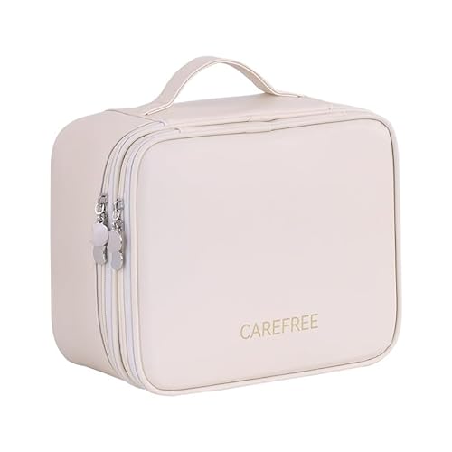 SJATMMA Reise-Make-up-Tasche für Damen, wasserdicht, Kulturbeutel für Damen, große Reise-Kosmetiktasche und -koffer für Damen, Schwarz, Weiss/opulenter Garten SJATMMA Reise-Make-up-Tasche für Damen, wasserdicht, Kulturbeutel für Damen, große Reise-Kosmetiktasche und -koffer für Damen, Schwarz, Weiss/opulenter Garten von SJATMMA