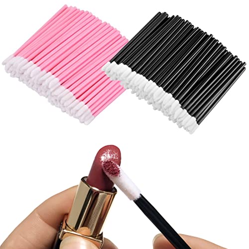 SJBAUTYO 200 Stück Einweg Lippenpinsel, Lippenstift Pinsel Lip Gloss ​Applikator Lippenapplikator,lidschatten applikator von SJBAUTYO