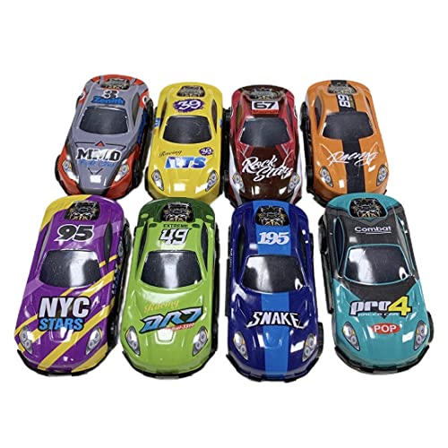 SJBAUTYO 8pcs Stunt-spielzeugauto -360 ° drehbares spielzeugautos,Springendes Trägheits-Stunt-Auto,Legierung zurückziehen Katapult-Auto-Kreativität Mini-Auto-Modelle Spielpreise für Kinder Kinder von SJBAUTYO