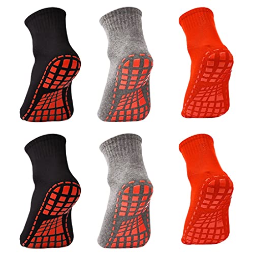 SJBAUTYO Yoga-Socken für Damen,Rutschsocken damen 39-42,Männer Herren Antirutsch Sportsocken,für Sport Yoga Pilates Gymnastik Trampolin von SJBAUTYO