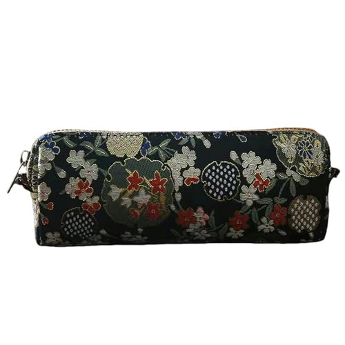 pencil case Bleistiftkoffer Schulbedarf Mittelschulschüler Stoff Stickerei Bleistifttasche Student Schreibwaren-He shi von SJFYB