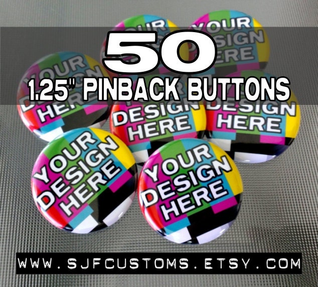 50 Individuelle 1, 25" Buttons/Anstecker 50 Individuelle 1, 25" Buttons/Anstecker von SJFcustoms