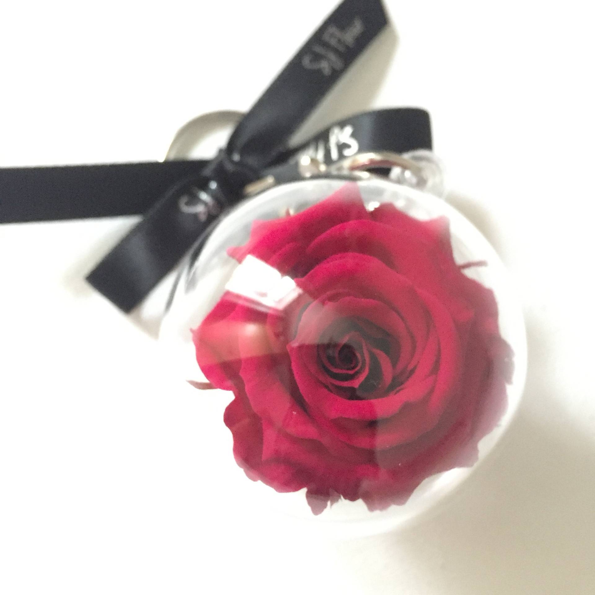 Zeitloser Rosen Schlüsselanhänger - Cerise Pink Zeitloser Rosen Schlüsselanhänger - Cerise Pink von SJFleurTimelessRoses